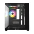 Xtreme M72B M-ATX Mid Tower Black Gaming Desktop Casing With 3 ARGB Fans